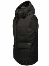 Navahoo Zimthaeschen Damen Winterweste Schwarz-Größe S - Gr. 36