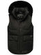 Navahoo Zimthaeschen Damen Winterweste Schwarz-Größe XXL - Gr. 44
