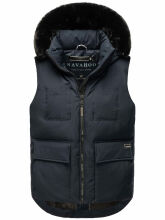 Navahoo Zimthaeschen Damen Winterweste Navy-Größe XXL - Gr. 44