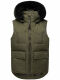 Navahoo Zimthaeschen Damen Winterweste Dark Olive-Größe M - Gr. 38