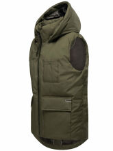 Navahoo Zimthaeschen Damen Winterweste Dark Olive-Größe XL - Gr. 42