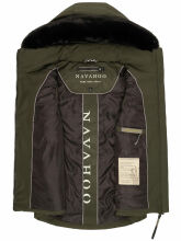 Navahoo Zimthaeschen Damen Winterweste Dark Olive-Größe XXL - Gr. 44