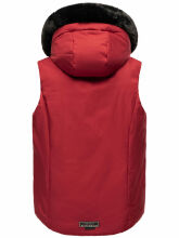 Navahoo Zimthaeschen Damen Winterweste Dark Red-Größe M - Gr. 38