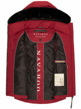 Navahoo Zimthaeschen Damen Winterweste Dark Red-Größe M - Gr. 38