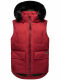 Navahoo Zimthaeschen Damen Winterweste Dark Red-Größe XL - Gr. 42