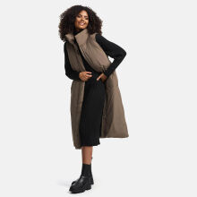 Navahoo Abendlied Damen Winterjacke Stone Brown Größe L - Gr. 40