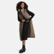 Navahoo Abendlied Damen Winterjacke Stone Brown Größe L - Gr. 40