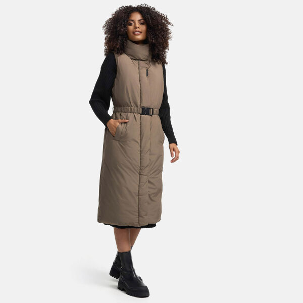 Navahoo Abendlied Damen Winterjacke Stone Brown Größe XL - Gr. 42