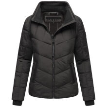 Navahoo Liebesfee Damen Winterjacke Schwarz Größe XS - Gr. 34