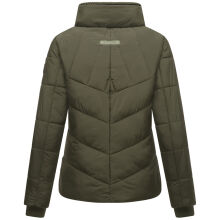 Navahoo Liebesfee Damen Winterjacke Dark Olive Größe XS - Gr. 34