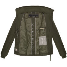 Navahoo Liebesfee Damen Winterjacke Dark Olive Größe S - Gr. 36