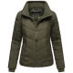 Navahoo Liebesfee Damen Winterjacke Dark Olive Größe M - Gr. 38