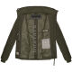Navahoo Liebesfee Damen Winterjacke Dark Olive Größe L - Gr. 40