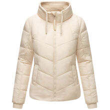 Navahoo Liebesfee Damen Winterjacke Cream Größe L - Gr. 40
