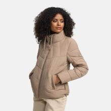 Navahoo Liebesfee Damen Winterjacke Taupe Grey Größe XS - Gr. 34