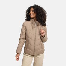 Navahoo Liebesfee Damen Winterjacke Taupe Grey Größe S - Gr. 36