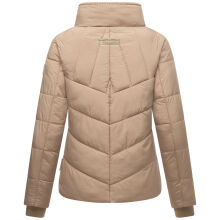Navahoo Liebesfee Damen Winterjacke Taupe Grey Größe S - Gr. 36
