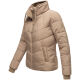 Navahoo Liebesfee Damen Winterjacke Taupe Grey Größe S - Gr. 36