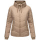 Navahoo Liebesfee Damen Winterjacke Taupe Grey Größe M - Gr. 38