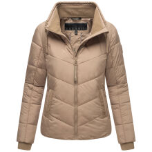 Navahoo Liebesfee Damen Winterjacke Taupe Grey Größe XL - Gr. 42