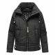 Navahoo Luftzauber Damen Winterjacke Schwarz Größe M - Gr. 38