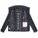 Navahoo Luftzauber Damen Winterjacke Navy Größe L - Gr. 40