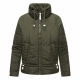 Navahoo Luftzauber Damen Winterjacke Dark Olive Größe M - Gr. 38