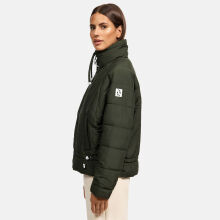 Navahoo Luftzauber Damen Winterjacke Dark Olive Größe XXL - Gr. 44