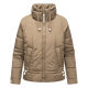 Navahoo Luftzauber Damen Winterjacke Stone Brown Größe XS - Gr. 34