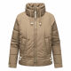 Navahoo Luftzauber Damen Winterjacke Stone Brown Größe M - Gr. 38