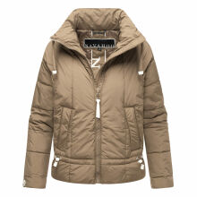 Navahoo Luftzauber Damen Winterjacke Stone Brown Größe L - Gr. 40