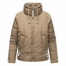 Navahoo Luftzauber Damen Winterjacke Stone Brown Größe L - Gr. 40