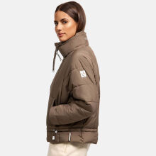 Navahoo Luftzauber Damen Winterjacke Stone Brown Größe XXL - Gr. 44