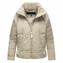 Navahoo Luftzauber Damen Winterjacke Pebble Grey Größe XS - Gr. 34
