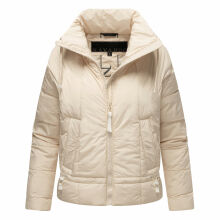 Navahoo Luftzauber Damen Winterjacke Cream Größe L - Gr. 40