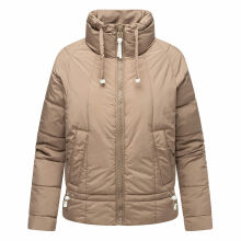 Navahoo Luftzauber Damen Winterjacke Taupe Grey Größe S - Gr. 36