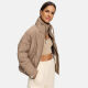 Navahoo Luftzauber Damen Winterjacke Taupe Grey Größe S - Gr. 36