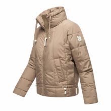 Navahoo Luftzauber Damen Winterjacke Taupe Grey Größe XL - Gr. 42