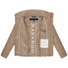 Navahoo Luftzauber Damen Winterjacke Taupe Grey Größe XL - Gr. 42