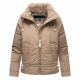 Navahoo Luftzauber Damen Winterjacke Taupe Grey Größe XL - Gr. 42