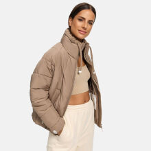 Navahoo Luftzauber Damen Winterjacke Taupe Grey Größe XXL - Gr. 44
