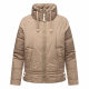 Navahoo Luftzauber Damen Winterjacke Taupe Grey Größe XXL - Gr. 44