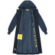 Marikoo Tjadee Damen Winter Wickelmantel Navy-Größe XL - Gr. 42