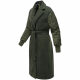 Marikoo Tjadee Damen Winter Wickelmantel Dark Olive-Größe L - Gr. 40
