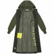 Marikoo Tjadee Damen Winter Wickelmantel Dark Olive-Größe L - Gr. 40