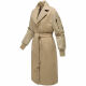 Marikoo Tjadee Damen Winter Wickelmantel Sand Beige-Größe L - Gr. 40