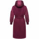 Marikoo Tjadee Damen Winter Wickelmantel Wine-Größe M - Gr. 38