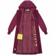 Marikoo Tjadee Damen Winter Wickelmantel Wine-Größe M - Gr. 38