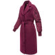 Marikoo Tjadee Damen Winter Wickelmantel Wine-Größe XL - Gr. 42