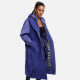 Marikoo Tjadee Damen Winter Wickelmantel Blue Violet-Größe M - Gr. 38
